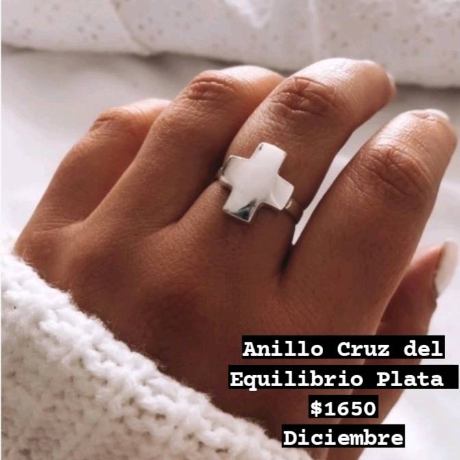 Anillo cruz del discount equilibrio