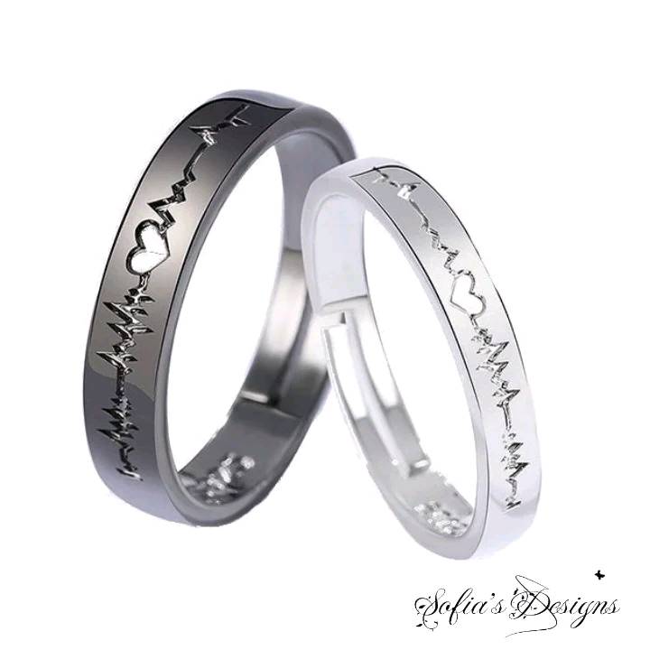 Anillos ajustables para parejas deals