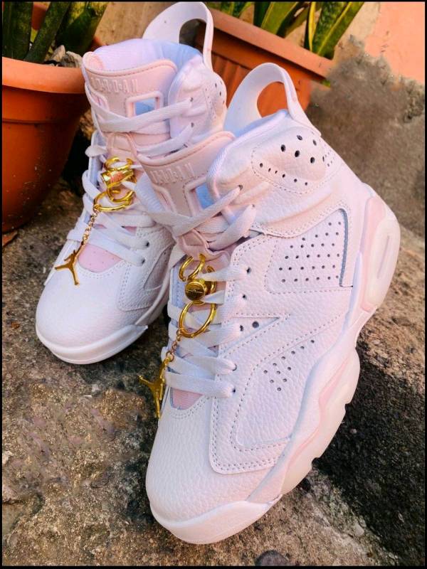 Jordan rosa con blanco sales