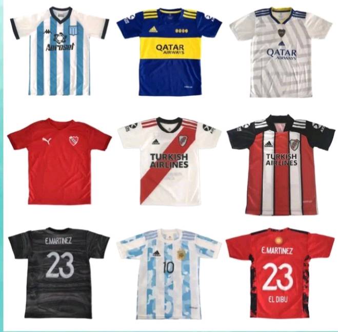 Camisetas de equipos de futbol argentino top