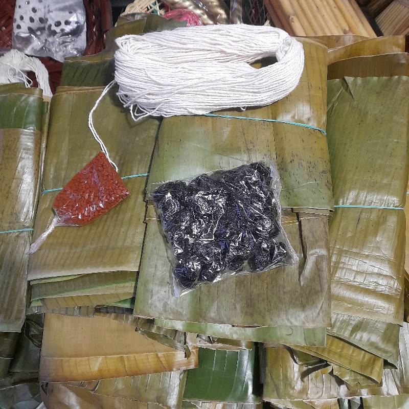 Hojas de plátano en Bogotá