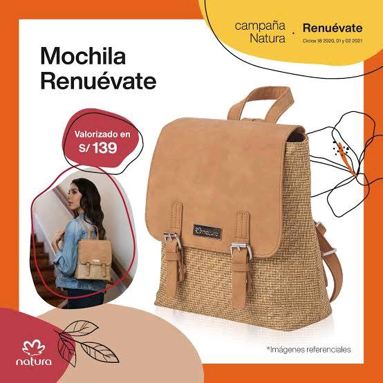 PROMOCI N MOCHILA Y BILLETERA RENU VATE NATURA en Lima