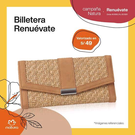 PROMOCI N MOCHILA Y BILLETERA RENU VATE NATURA en Lima