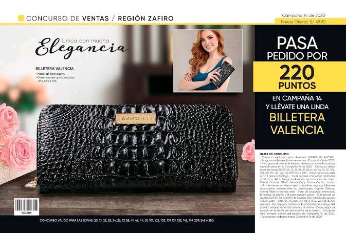 BILLETERA VALENCIA en Lima