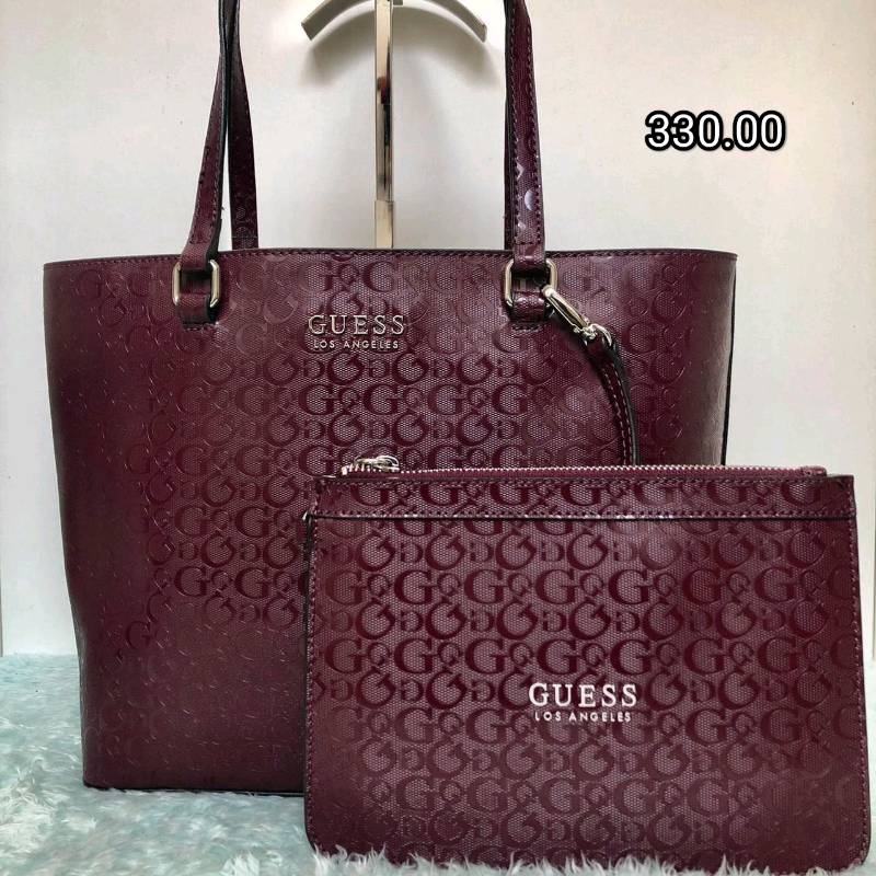 Cartera Guess guinda original en Arequipa