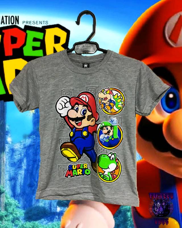 Camiseta niño hotsell mario bros