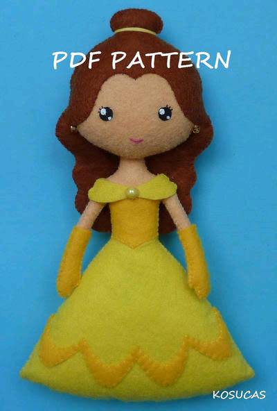 Muñecas de fieltro 2025 princesas