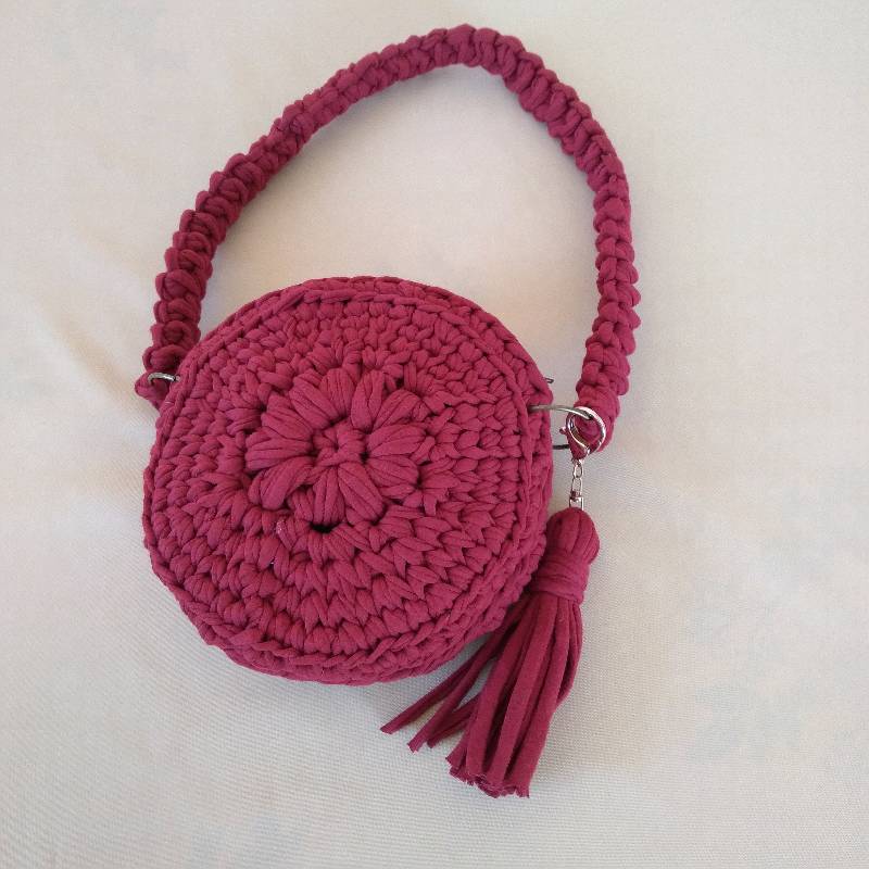 Bolsos de trapillo online redondos