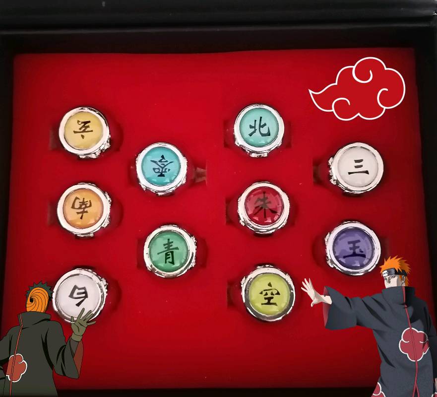 Anillos de akatsuki nombres on sale
