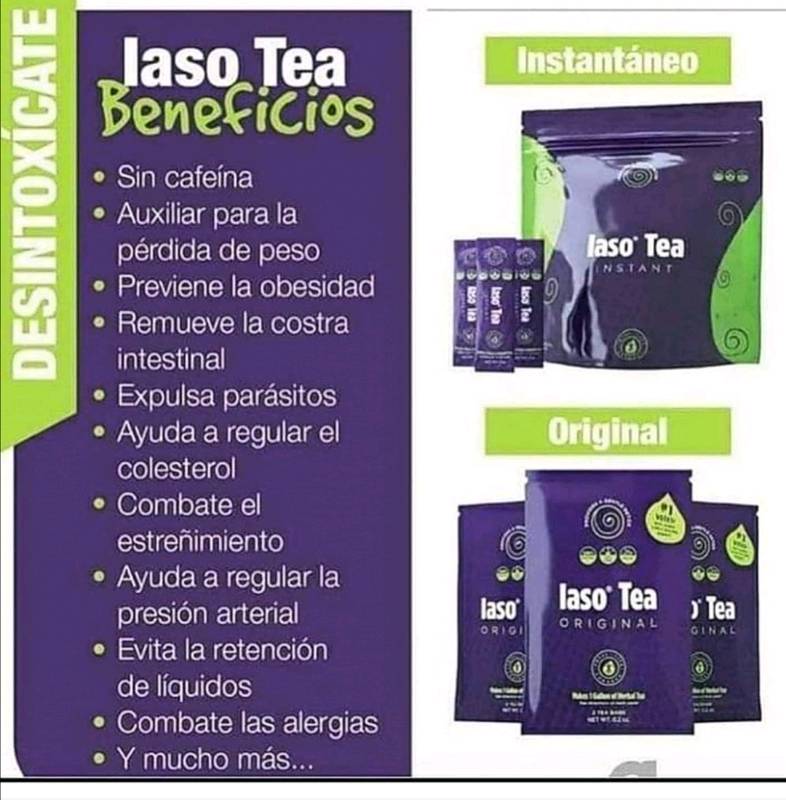 Iaso Tea ORIGINAL e INSTANTÁNEO en Asuncion