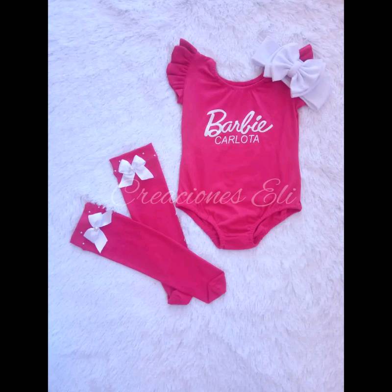 Body de hotsell barbie para bebe