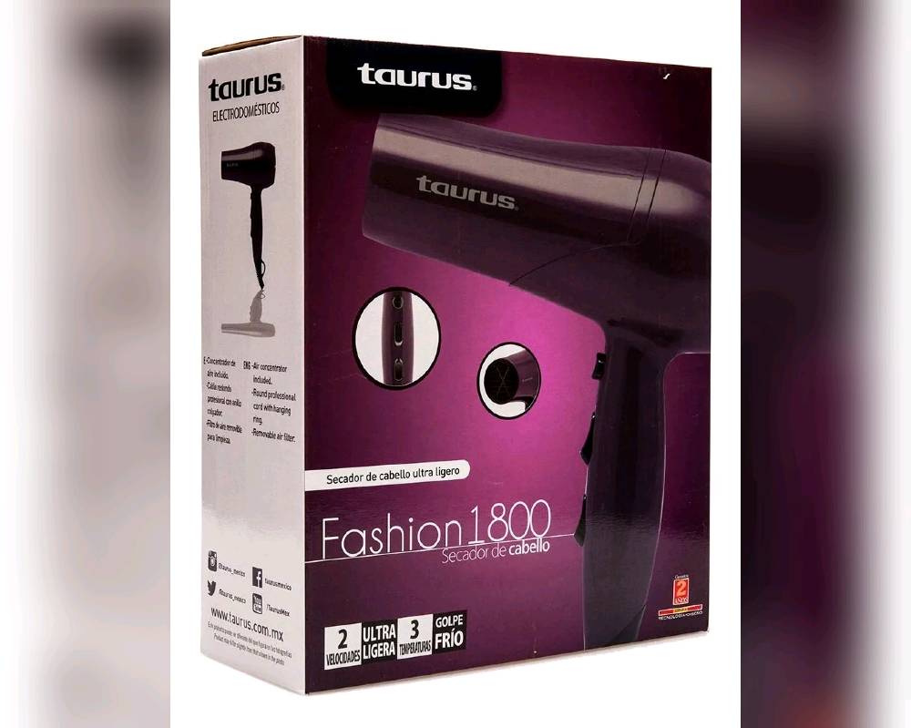 Secadora de cabello taurus fashion hotsell 1800