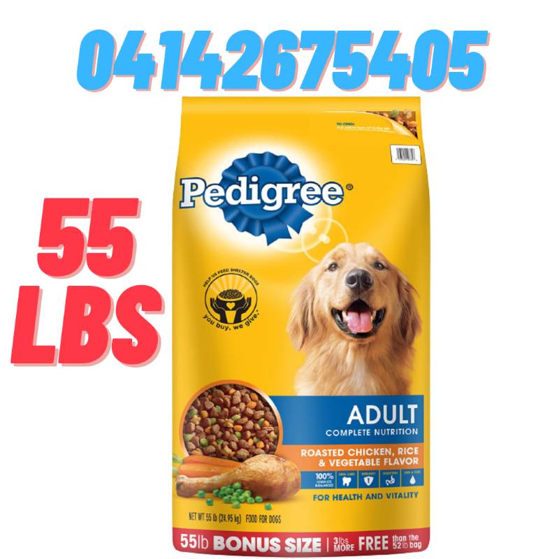 Pedigree 55 lb top bag