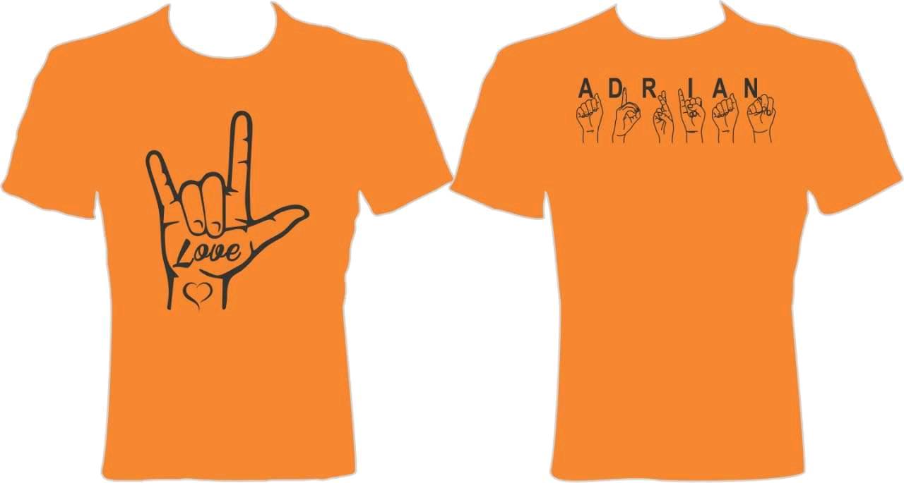 Playeras con top nombre atras