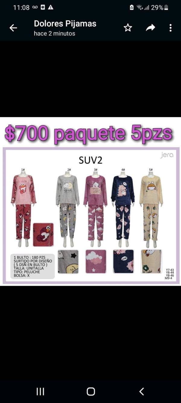 Pijamas jera store