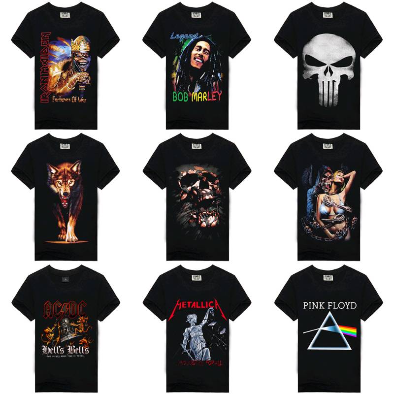 Camisetas negras estampadas 2025