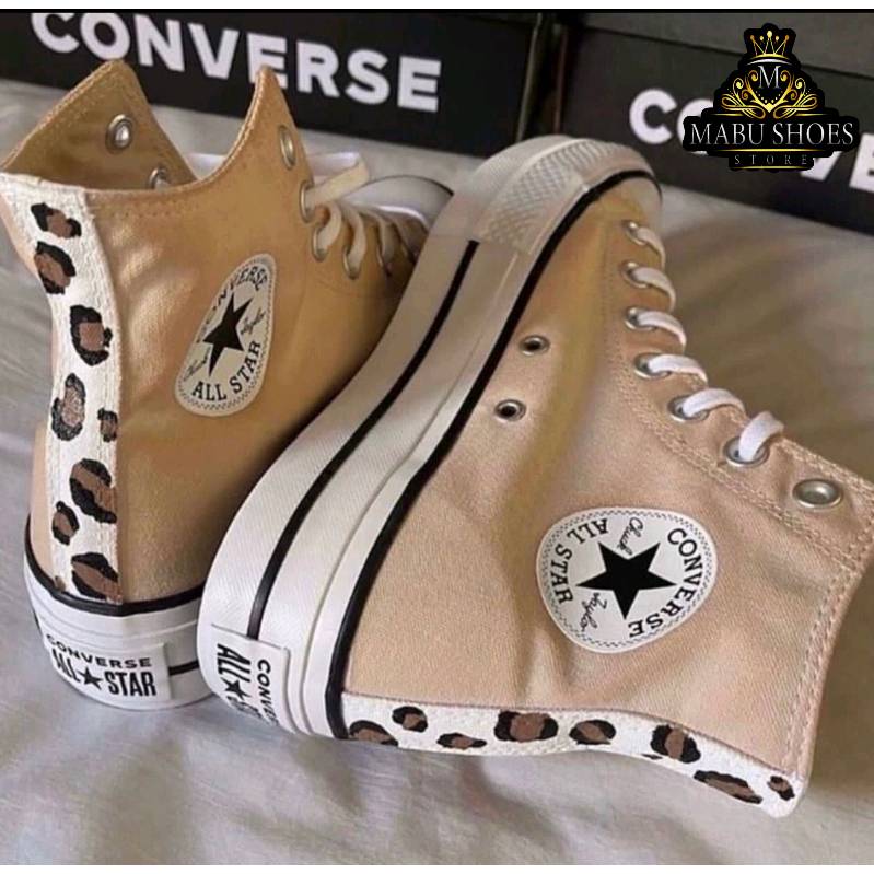 Converse caña hot sale alta cuero