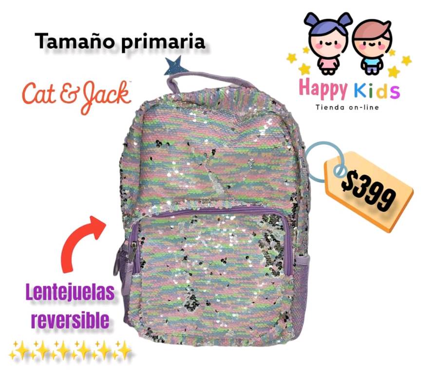 Mochilas 2025 lentejuelas reversibles