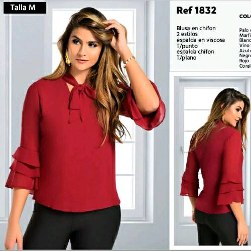 Imagenes de blusas elegantes para damas outlet