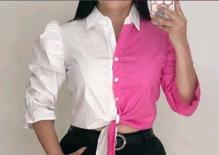 Blusas con tela discount popelina