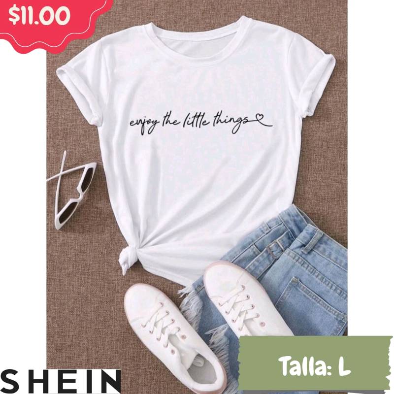 Blusa blanca con letras negras clearance