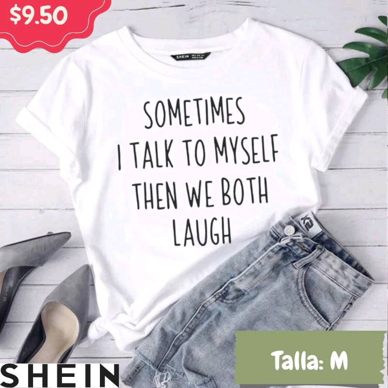 Camiseta blanca store con letras negras