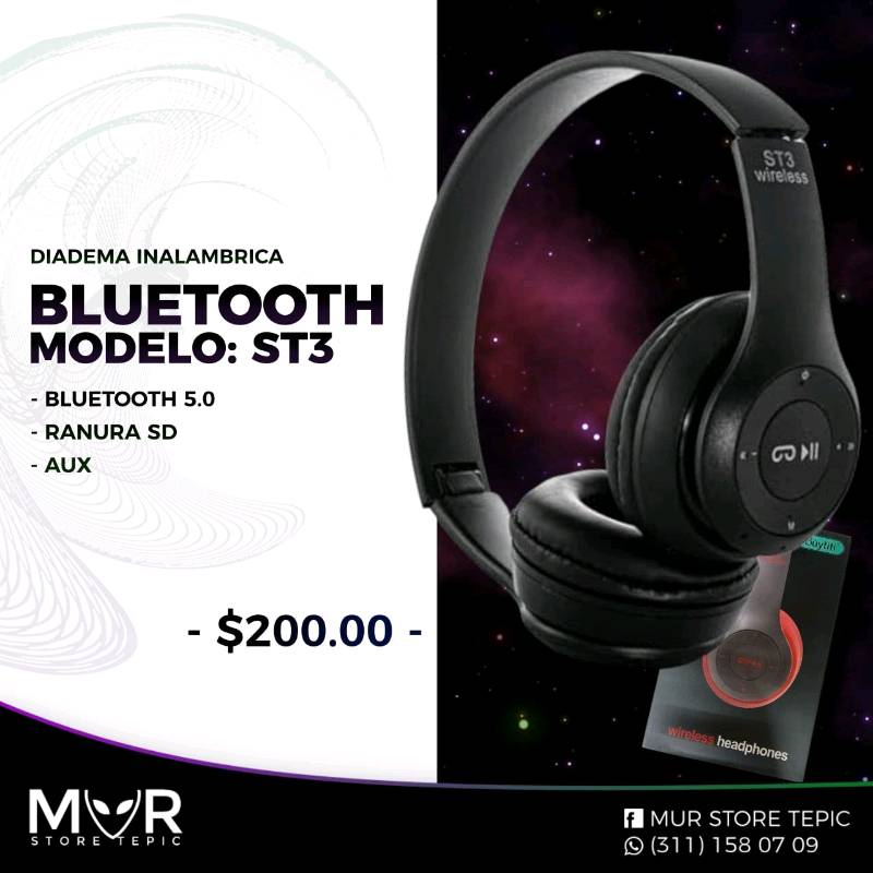 Audifonos shop bluetooth st3