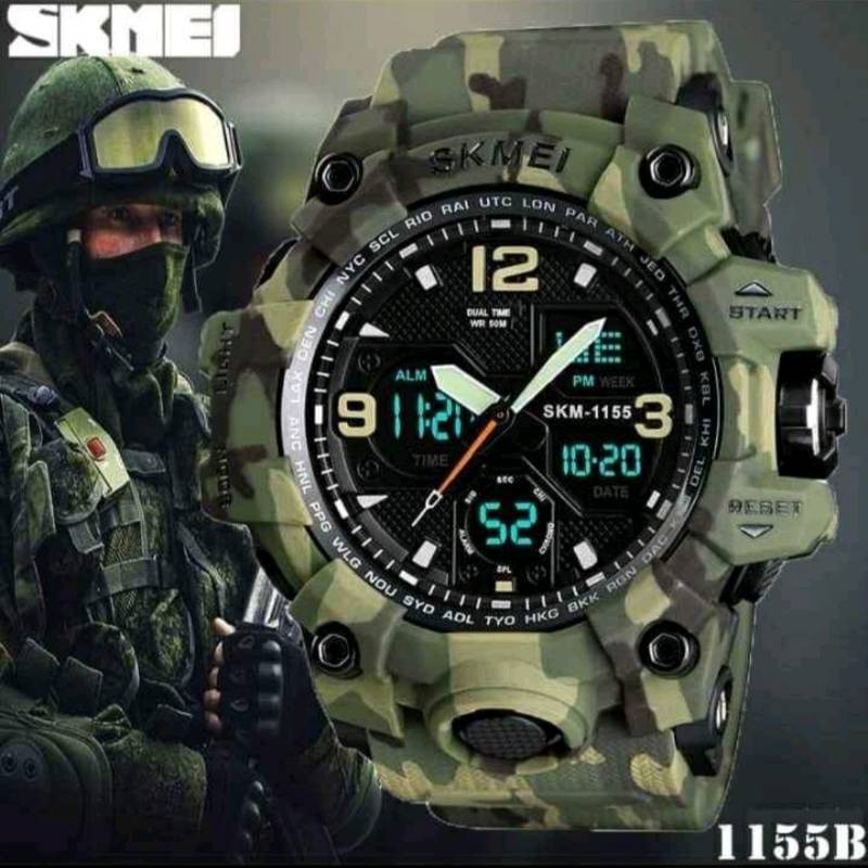 SKMEI 1155 CAMUFLADO VERDE en Lima