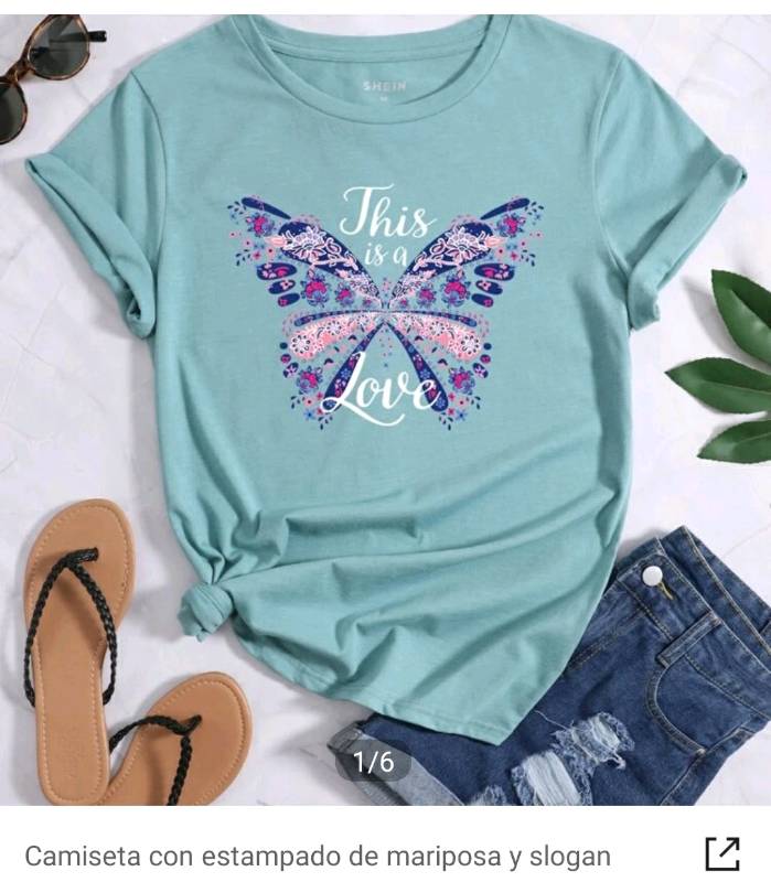 Blusas de mariposas shein sales