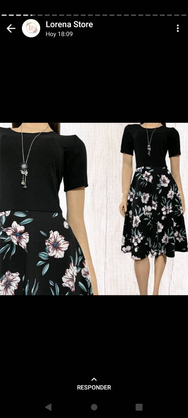 Vestidos MIDI tela Sof a