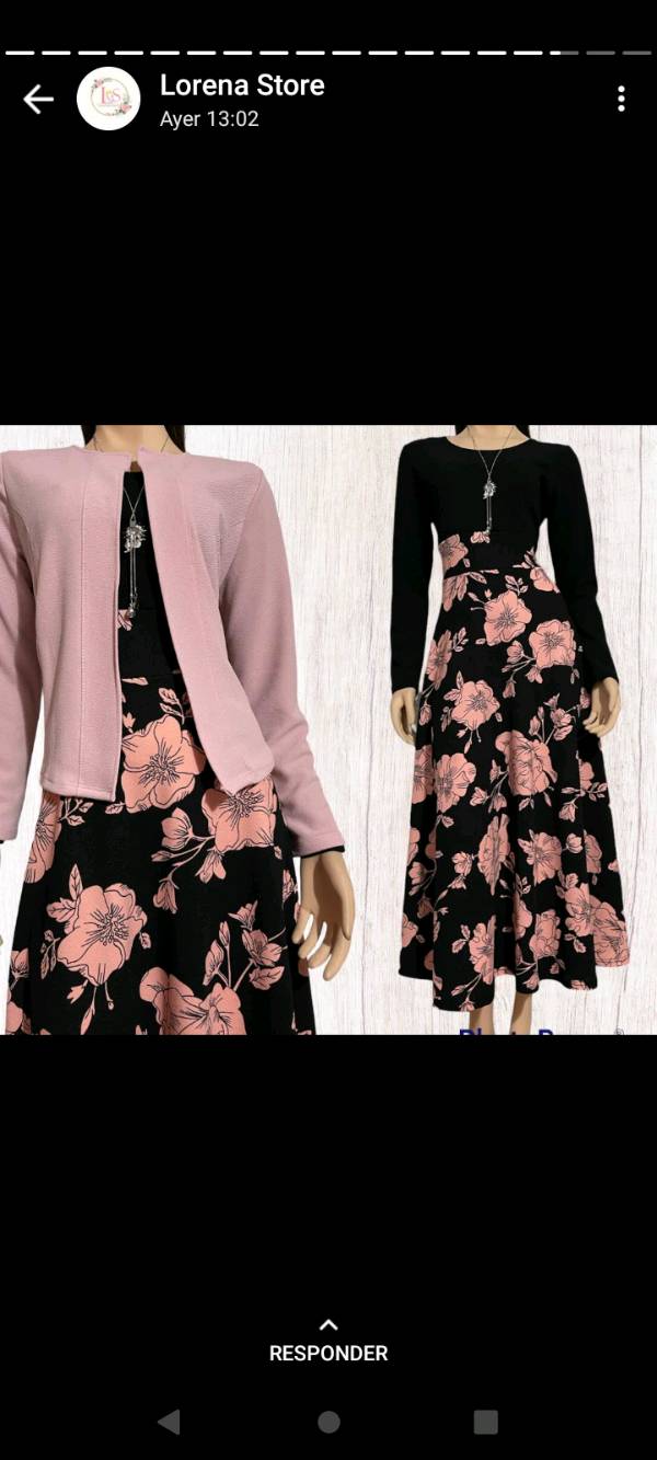 Vestidos en tela new arrivals sofia