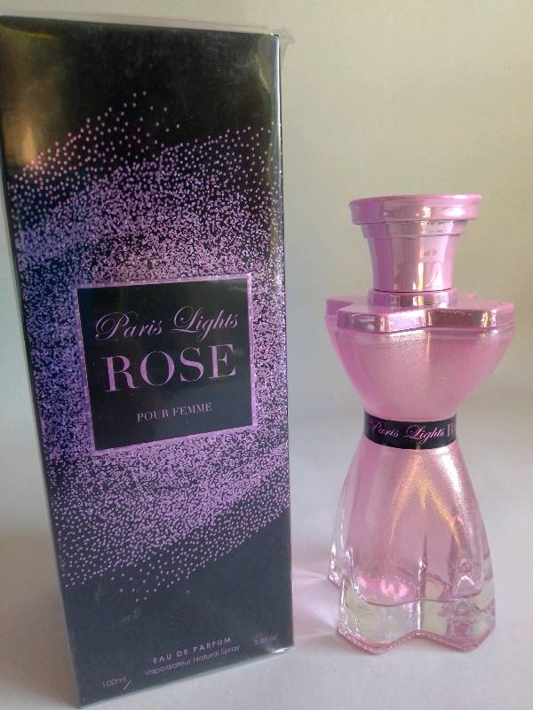 Paris lights rose perfume store
