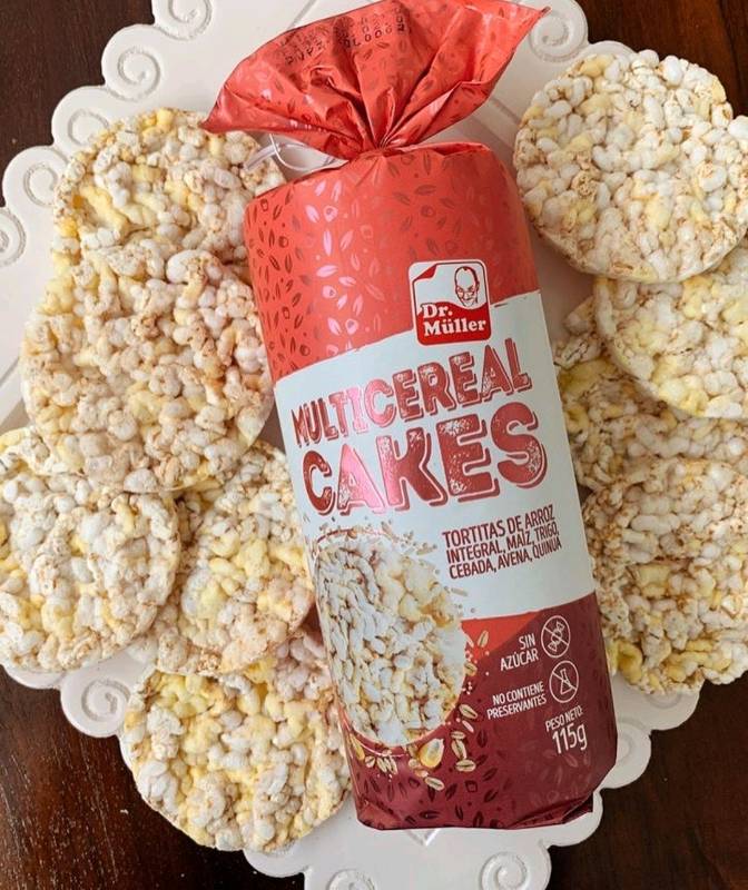 Tortita de arroz integral, maíz, trigo, cebada, avena y quinoa en Santo