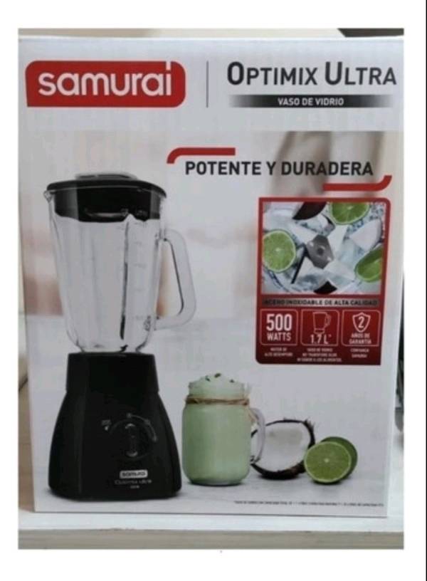 Licuadora Samurai vidrio en Garzon