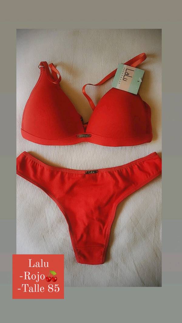 Lalu talle 85 rojo en Castelar