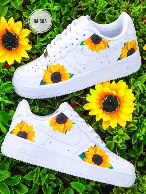 Tenis nike de hot sale girasoles