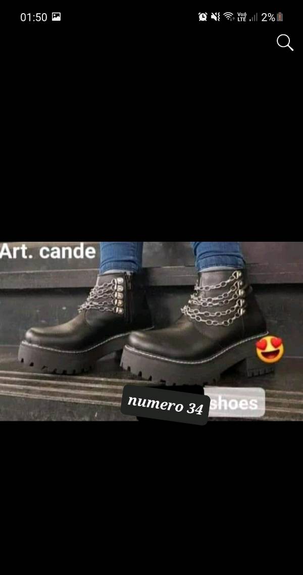 Botas sales numero 34