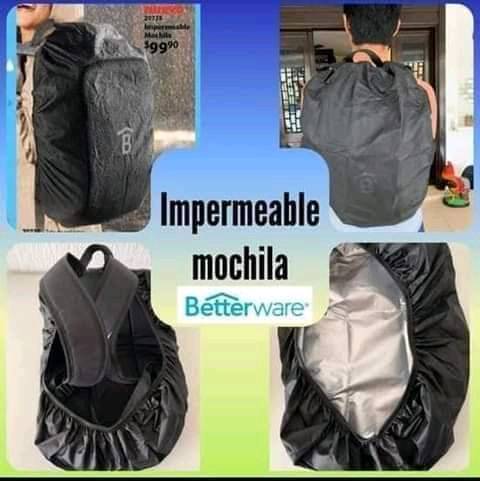 Impermeable para mochila betterware deals