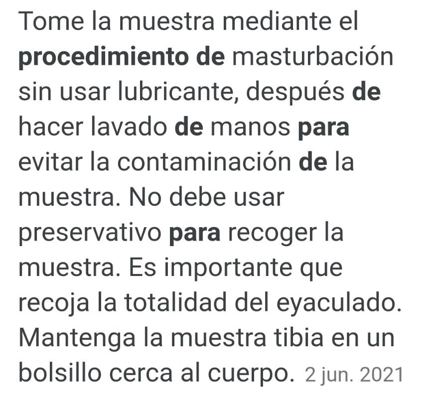 Espermograma o espermatograma en General Escobedo