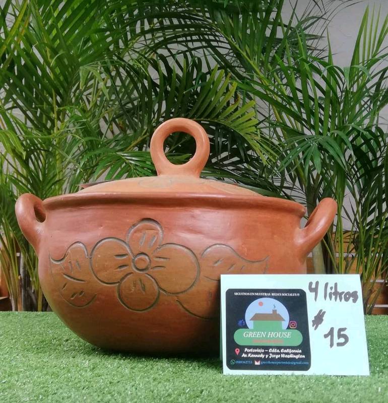 Olla de barro 4 Litros en Portoviejo