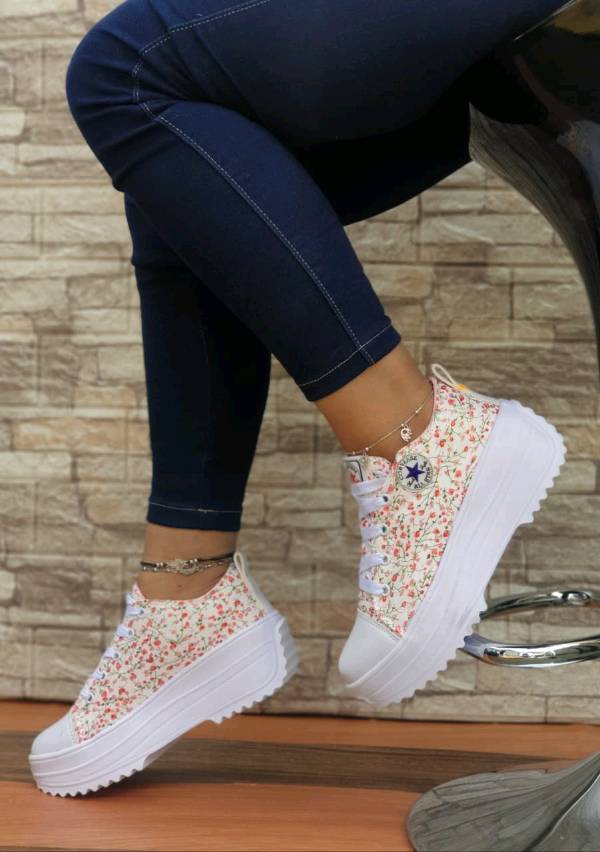 Zapatos con online caña mujer