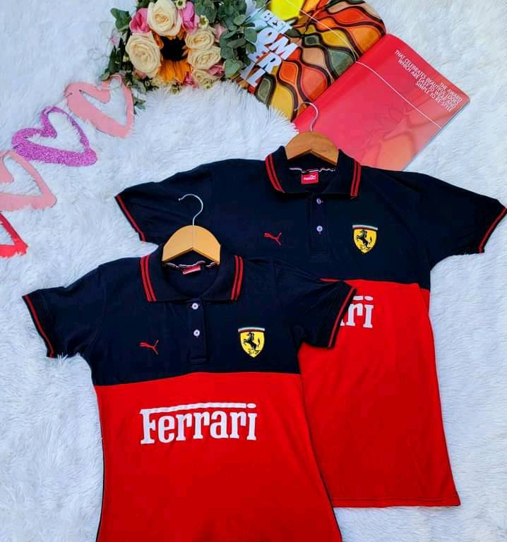 Playeras tipo sales polo para parejas