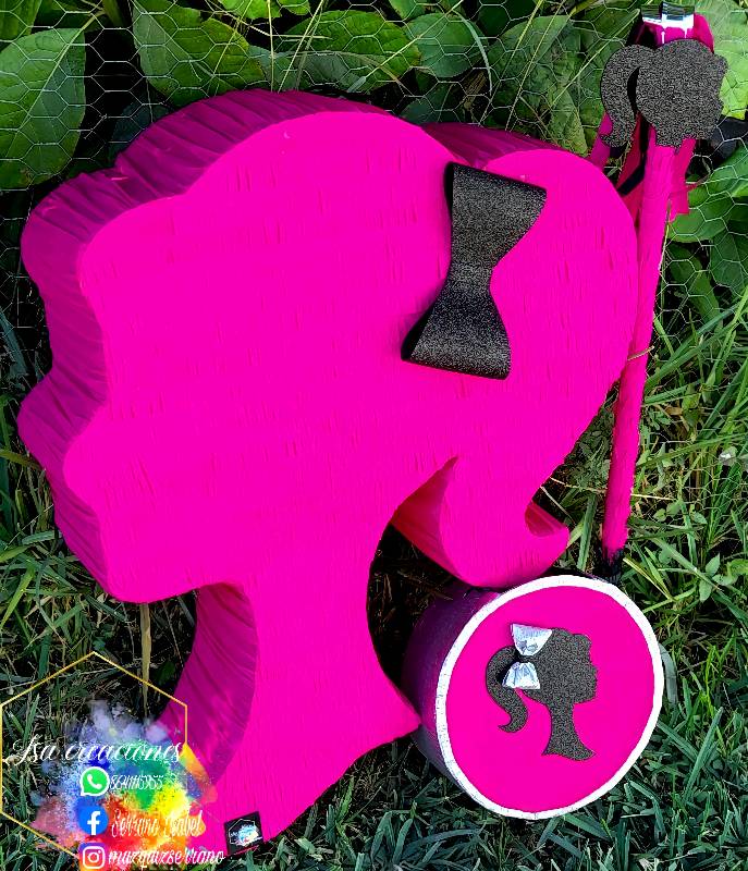 Piñata best sale silueta barbie