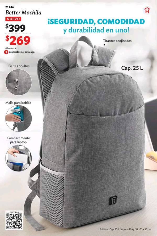 Mochila sales betterware precio