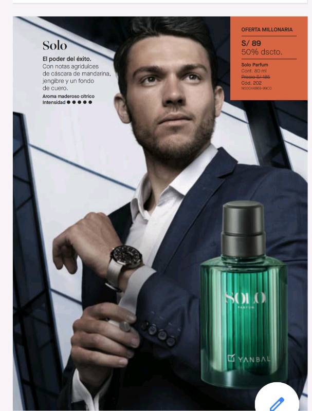 Yanbal solo para hombres outlet