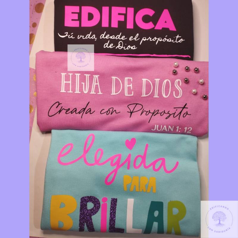 Camisetas con mensajes cristianos