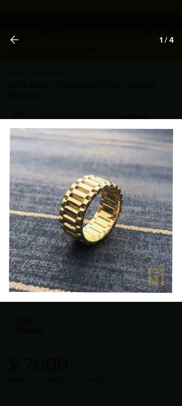 Precio de anillo rolex de 18k discount