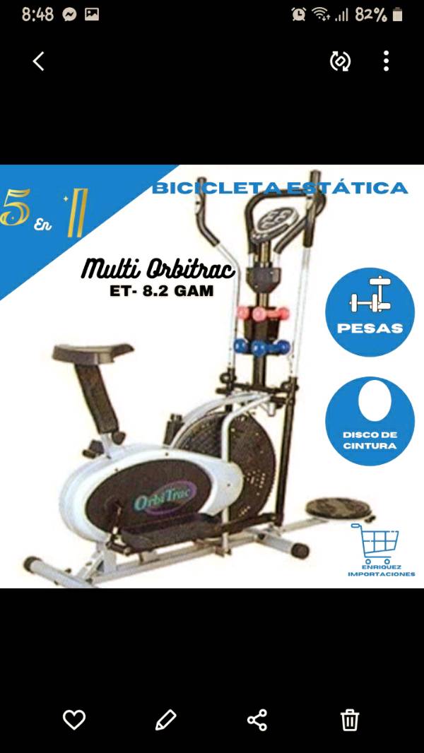 Bicicleta estatica 5 en 1 sales