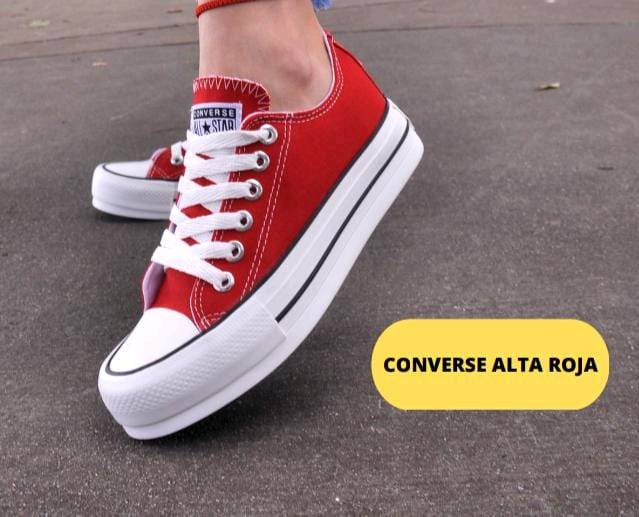 Converse Alta Roja en Mar del Plata