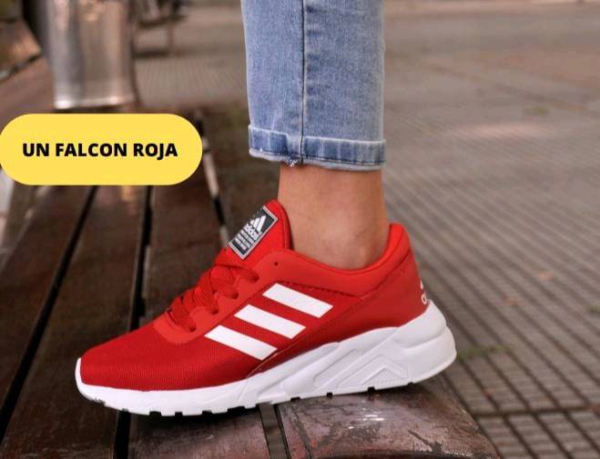Adidas falcon deals rojas